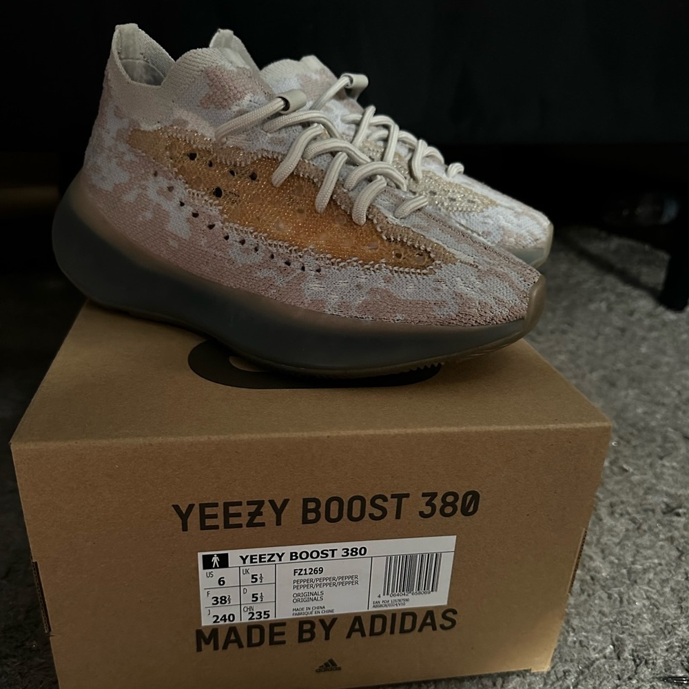 Yeezy Boost 380 Pepper Non-Reflective 
Order From Goat